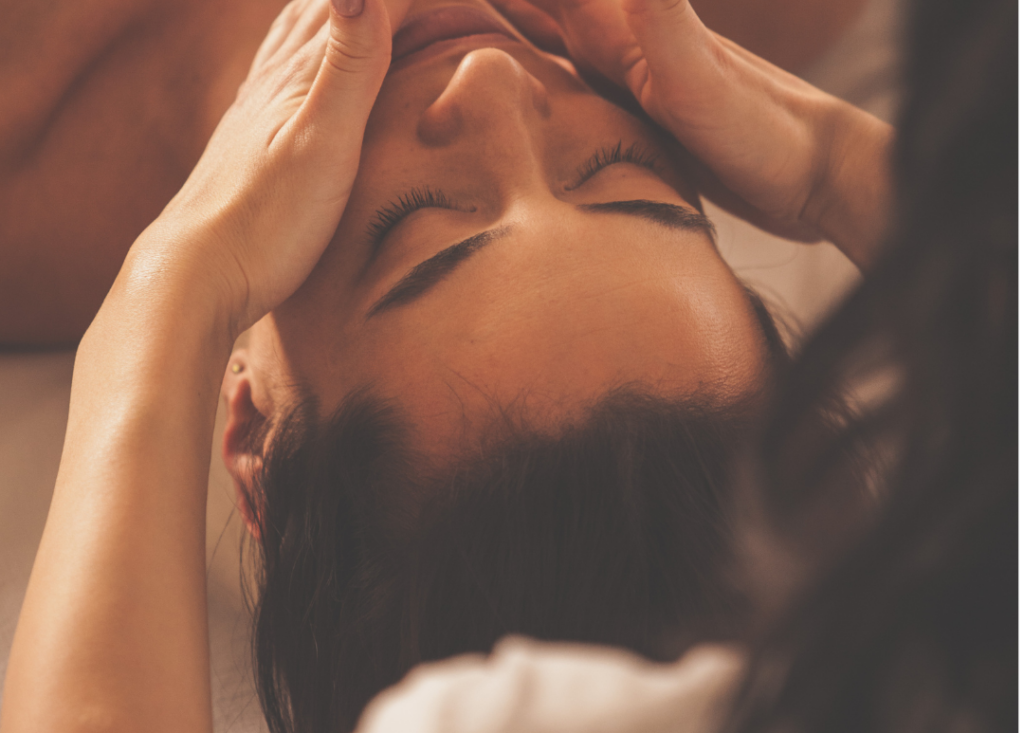 Spiced Chai CBD Balm facial massage
