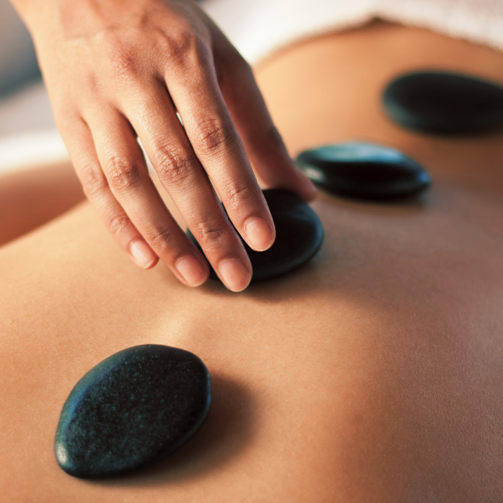 a spa massage
